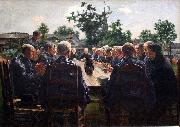 The Funeral Meal Leon Frederic